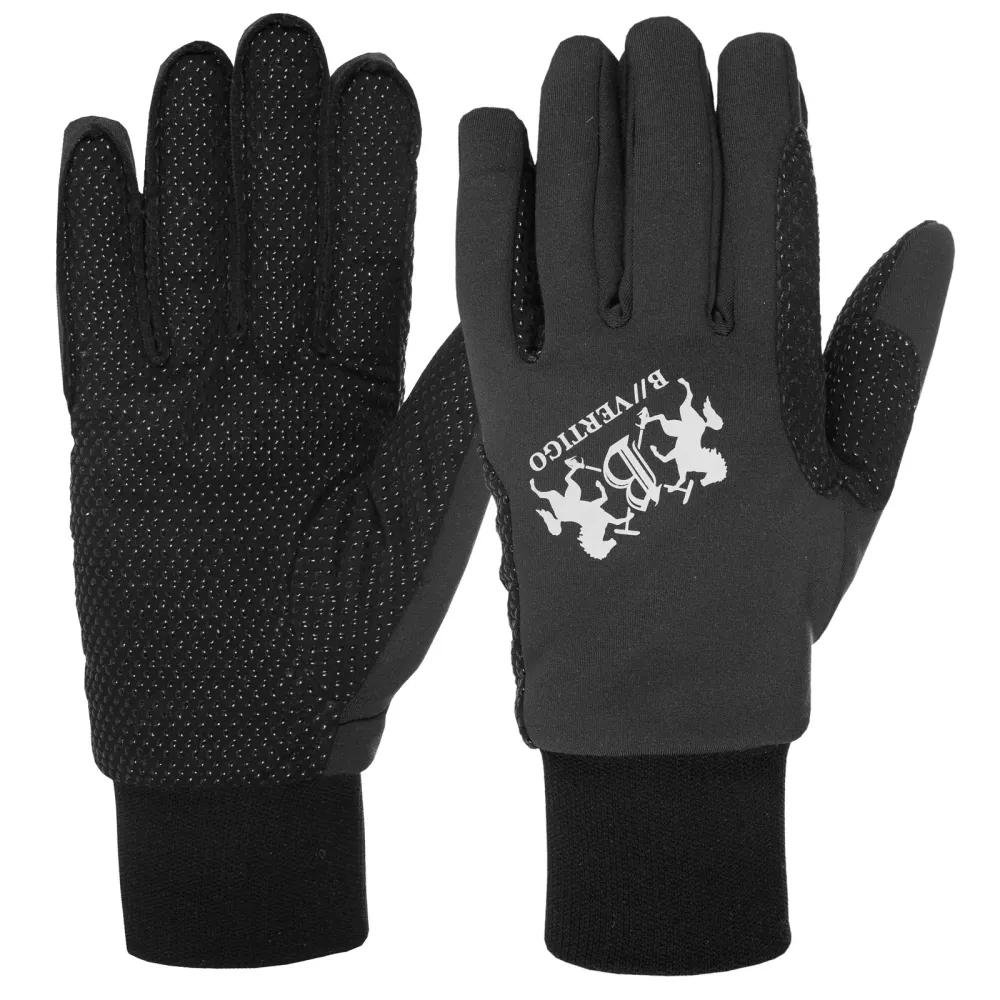 Industrieel Zwaar Belastbaar Women's Thermo Riding Gloves Black (Jet Zwart S