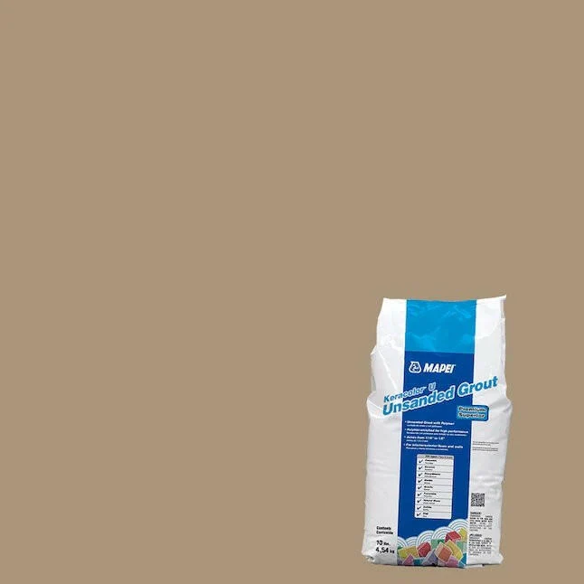 MAPEI Keracolor Unsanded 10-lb Chamois Unsanded Grout Zwart Rubber