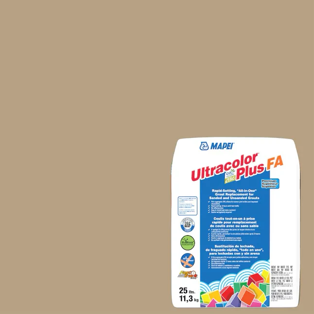MAPEI Ultracolor Plus FA Pale Umber #5044 Compleet systeem Grout (25-lb)