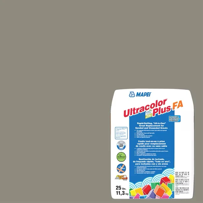 MAPEI Ultracolor Plus FA Pewter #5002 Universeel Grout (25-lb)