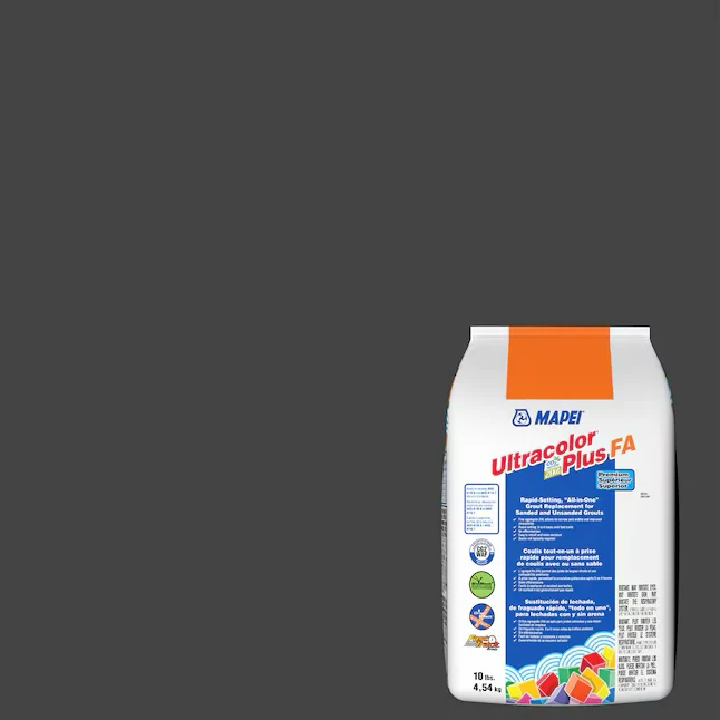 MAPEI Ultracolor Plus FA Ravenzwart #5010 All--one Grout (10-lb)