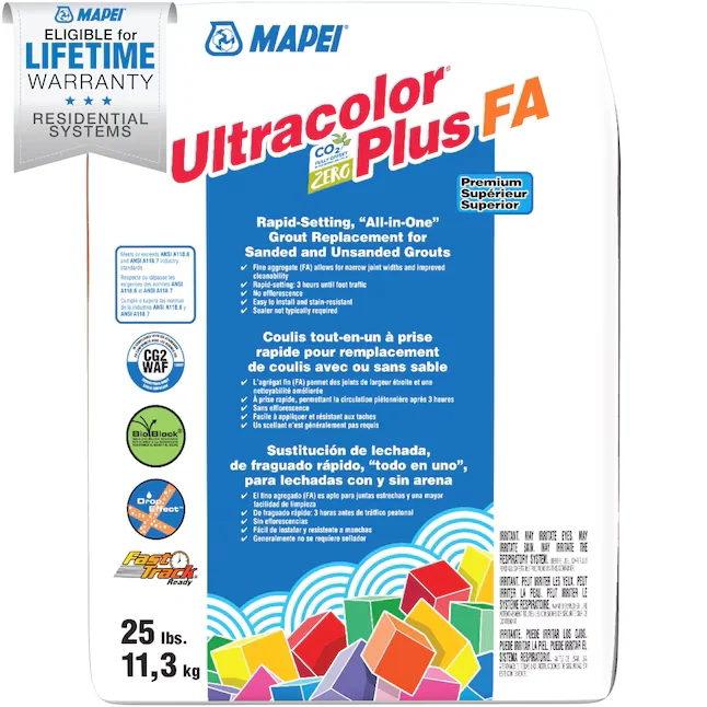 MAPEI Ultracolor Plus FA Timberwolf #5104 Geïntegreerd Grout (25-lb)