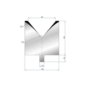 Part No. 3221 @ 30mm 80 Degree Individueel V Die