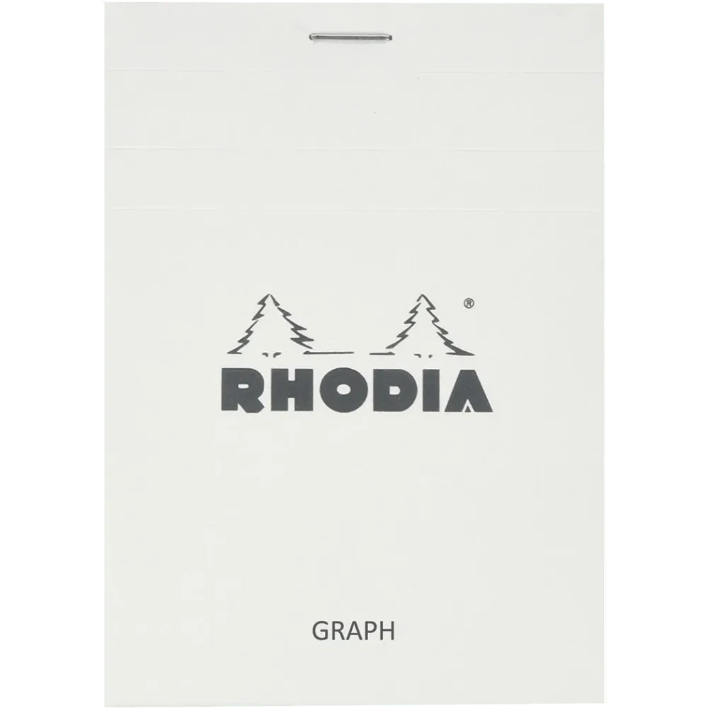 Rhodia Ice Staplebound Notepad - Graph 3-3/8" X 4-3/4