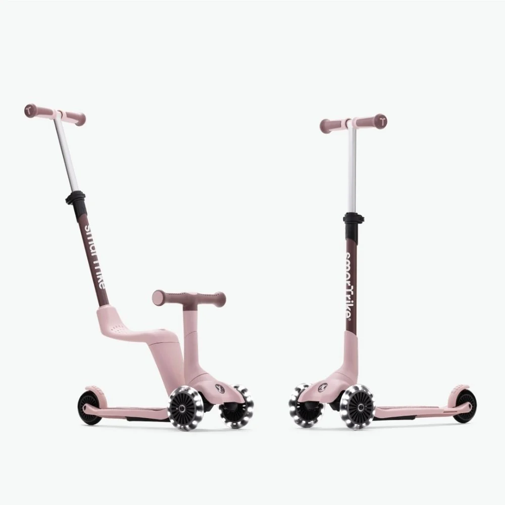 SmarTrike Xtend Mini-ride Evolutive Scooter Coral Framboos