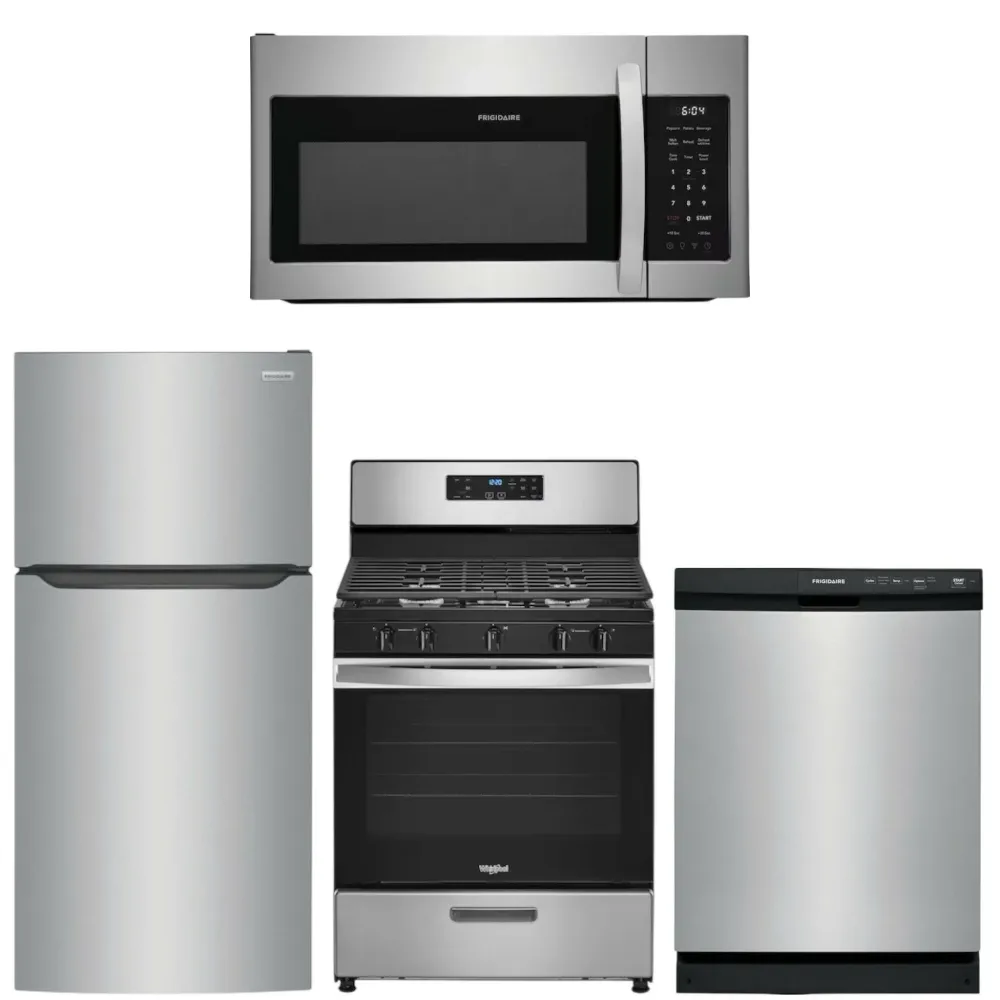 Stainless Rvs Appliance Bundle (Gas Stove)