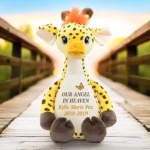 Sunny Giraffe Memorial Stuffed Animal-Urn - Directe Montage