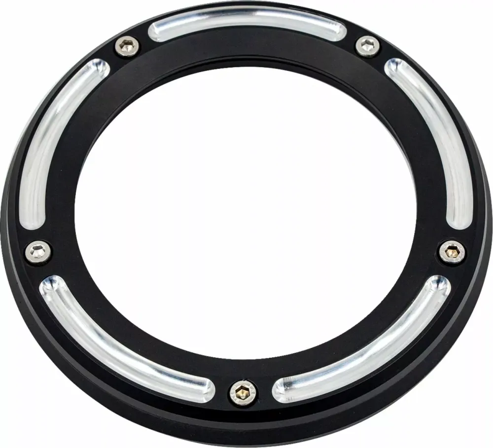 Tapa Embrague Assault Corte Inverso Para Harley Davidson Zwart Rubber