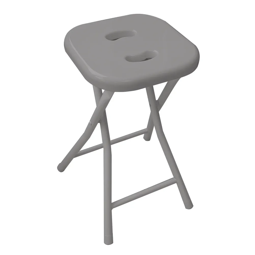 U-vormige Profiel Foldable stool Gedy - Grijs