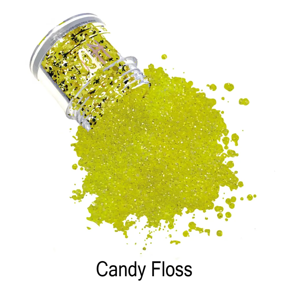 Verlengde HD Glitter - Fine - Candy Floss