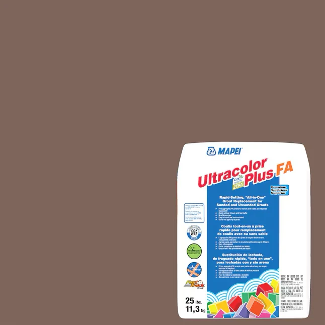Zelfklevende Rubber MAPEI Ultracolor Plus FA Nutmeg #5226 Universeel Grout (25-lb)