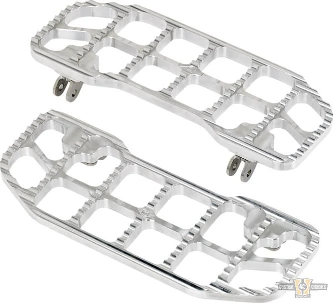 Zelfklevende Rubber Serrated Floorboards Silver, Rauw Harley-Davidson