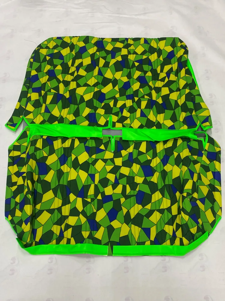 2CV HARLEQUIN ACHTERBANKBEKLEDING