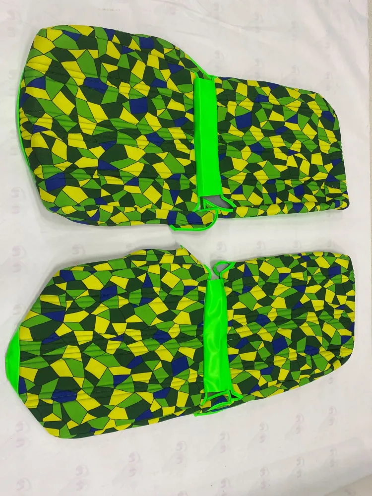 2CV HARLEQUIN ACHTERBANKBEKLEDING