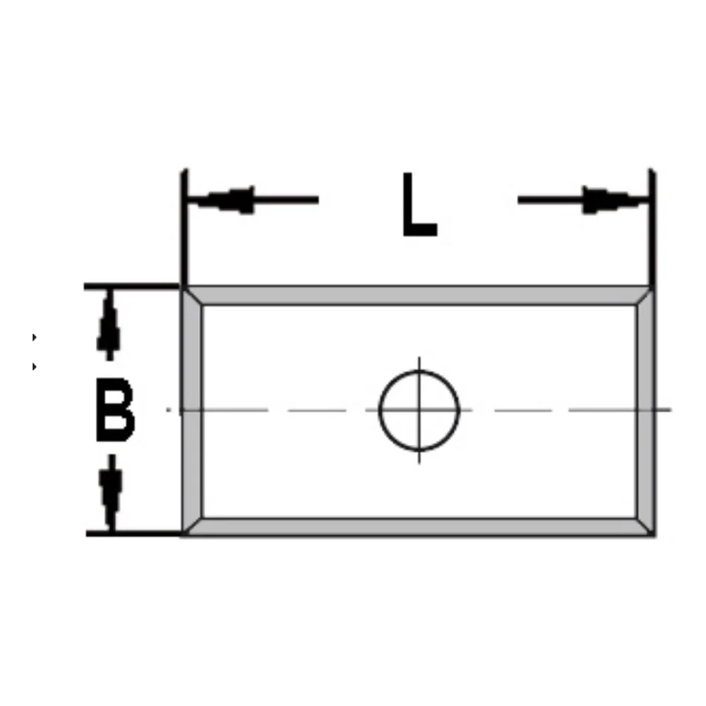 KEERMES 20,0 X 12,0 X 1,5 MM (1-GATS), VIERZIJDIG GESLEPEN, HW AKE