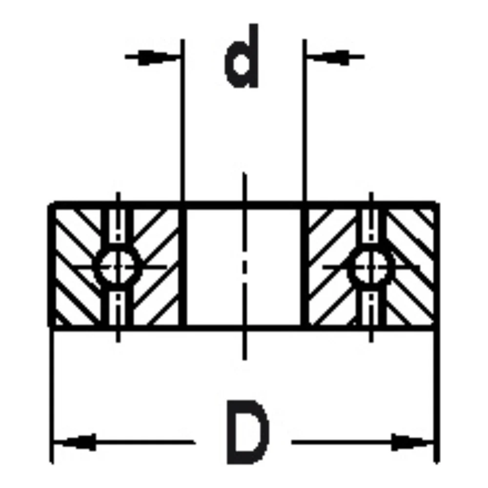 KOGELLAGER Type: D=14,0 x 4,0 mm AKE