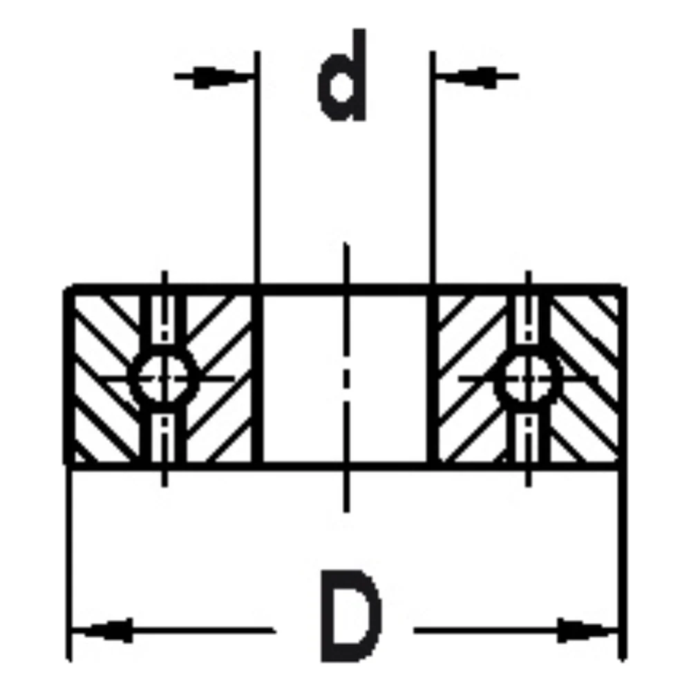 KOGELLAGER Type: D=22,0 x 7,0 mm AKE