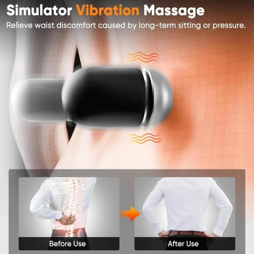 AlignRest | 3--1 Rugverlichter met Warmte, Massage & Stretch