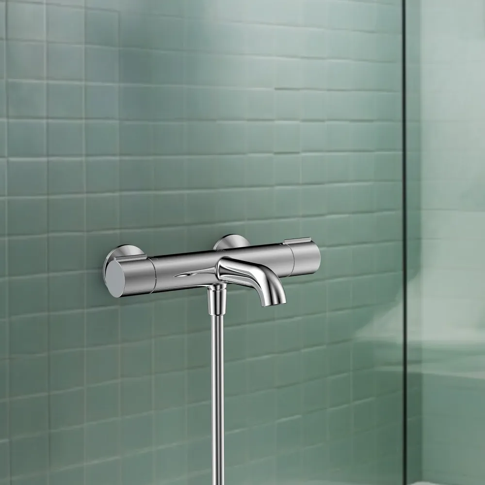 AquaVive Eco thermostatische badkraan Sele chroom