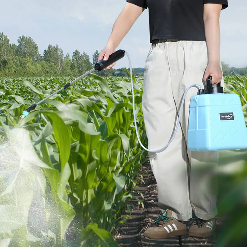 Batterij Aangedreven Spuitmachine Draagbare Elektrische Tuinspuit Voor Efficiënte Besproeiing en Plantverzorging