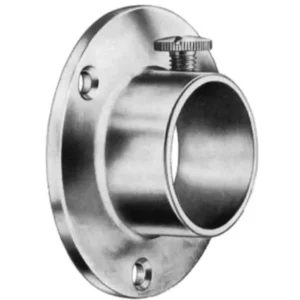 Roedehouder chroom voor roede 25mm, inclusief klemschroef Bestelmeubelbeslag.nl