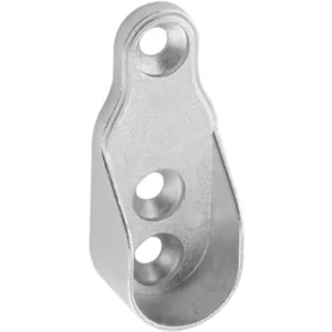 Roedehouder vernikkeld, opschroef, voor roede 30x15mm Bestelmeubelbeslag.nl