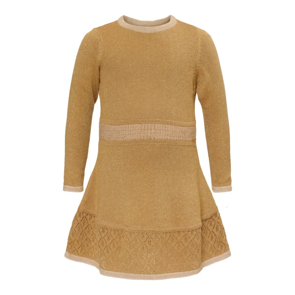 Le Big Anna Jurk Dark Gold