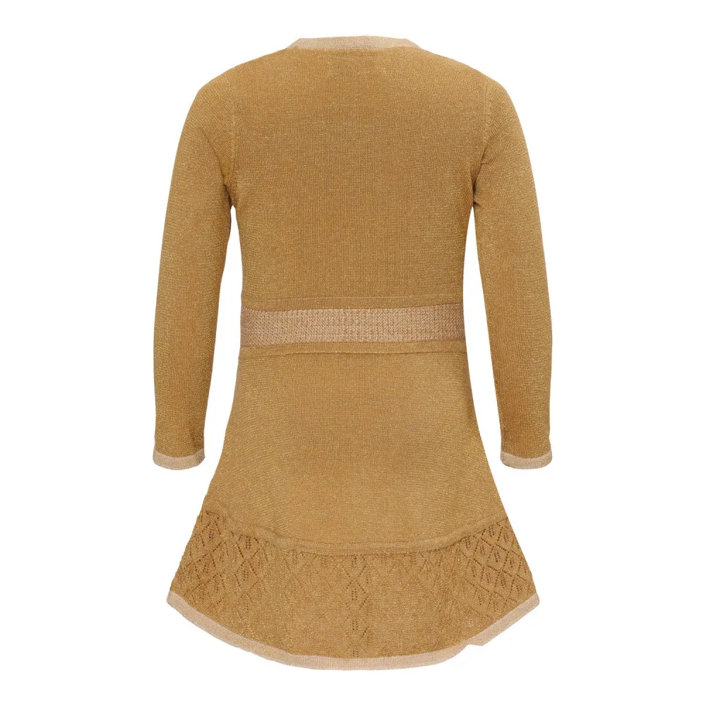 Le Big Anna Jurk Dark Gold