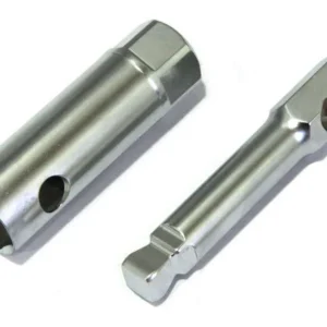 BOUGIE SLEUTELDOP 16MM 3/8'' AANDRIJFVIERKANT MET RUBBER PLUG BIHR