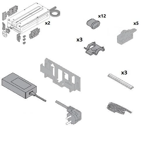 Servo-drive Flex set 2 voor koelkast combi > 1700mm Blum