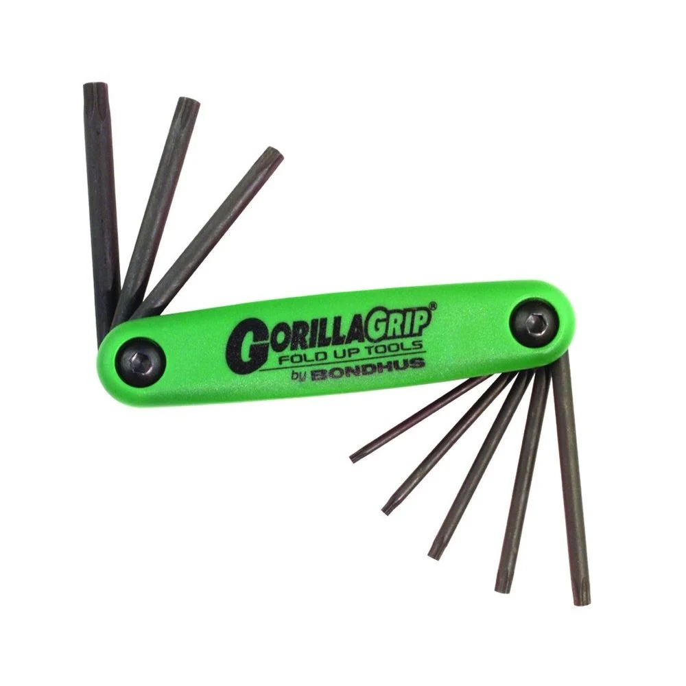 GORILLAGRIP opvouwset set torx T6-T25 Bondhus