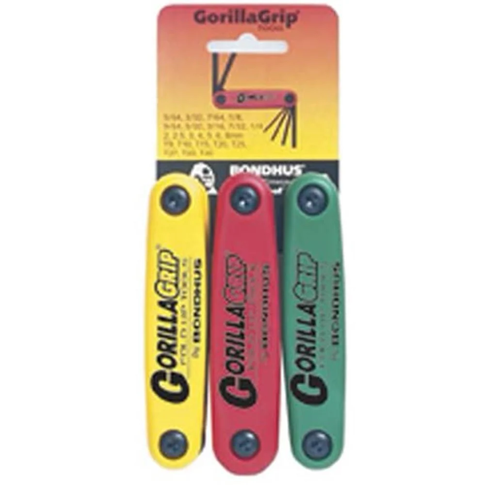 GORILLAGRIP opvouwset triple pack HF24 Bondhus