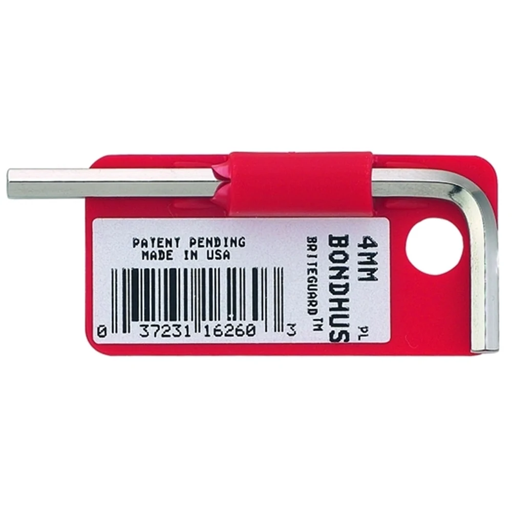 Haakse inbussleutel 8.0mm L=98mm kort Bondhus