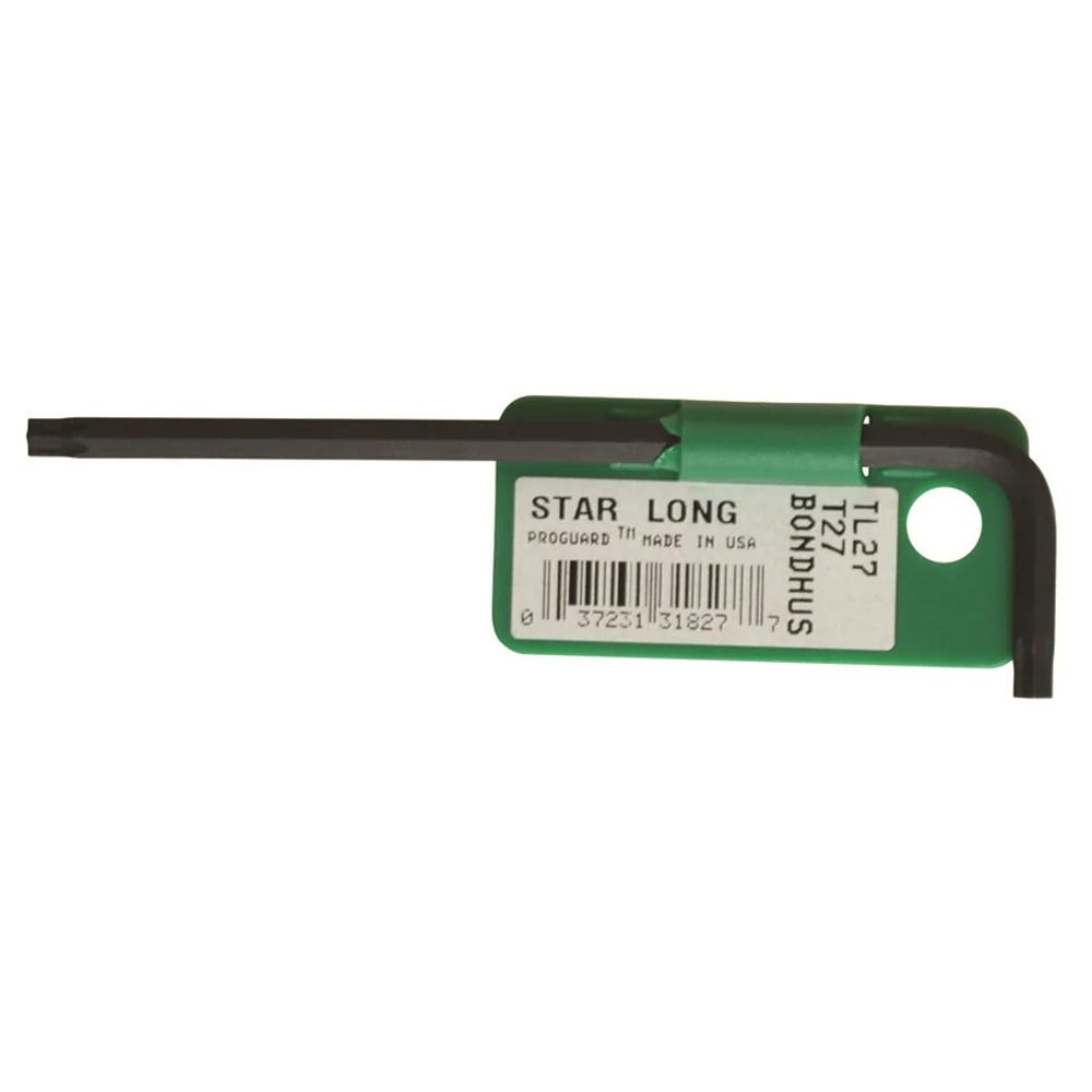 Haakse torxsleutel T6 lang L=55mm Bondhus