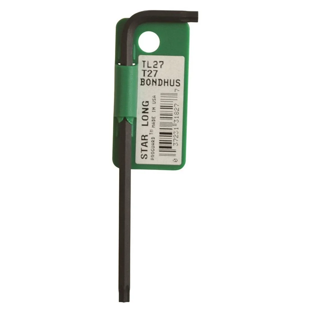 Haakse torxsleutel T6 lang L=55mm Bondhus