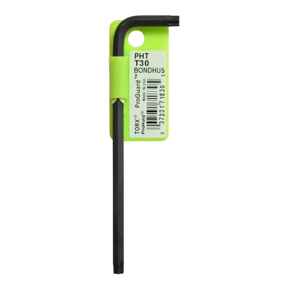 Haakse torxsleutel T60 lang L=182mm Bondhus