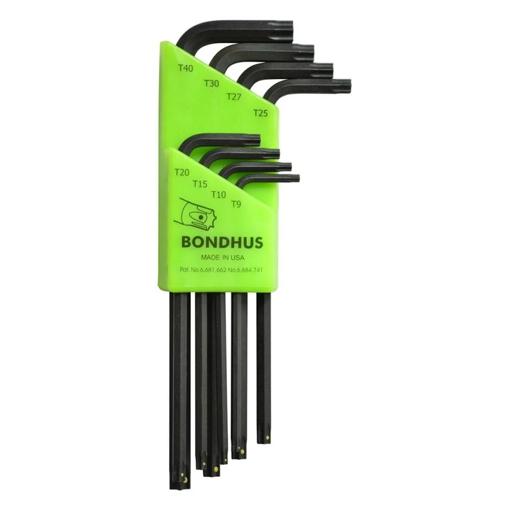 Haakse torxsleutelset T9-T40 lang PHTX8 ProHold Bondhus