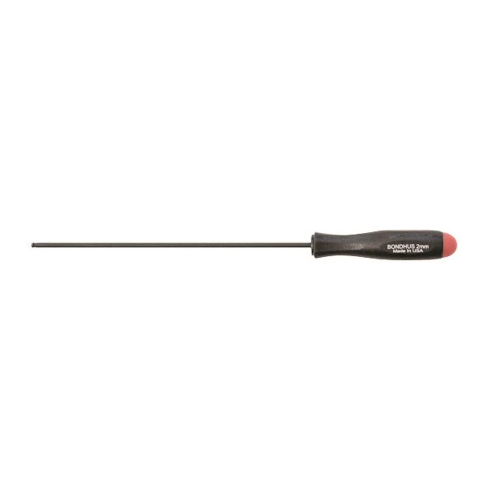Schroevendraaier inbus 2.0mm lang L=102m Bondhus