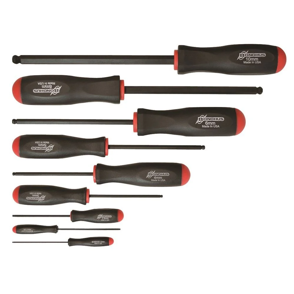 Schroevendraaierset inbus 1.5-10.0mm Bondhus