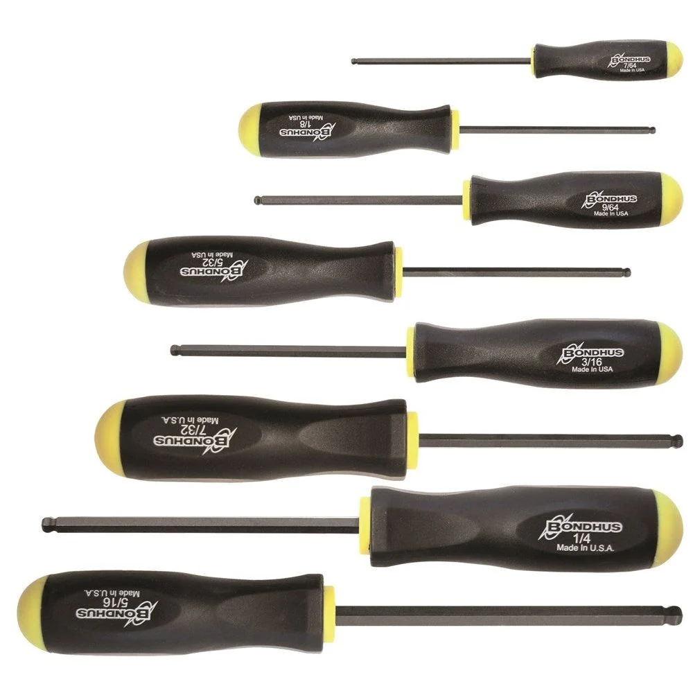 Schroevendraaierset inbus 7/64-5-16" Bondhus