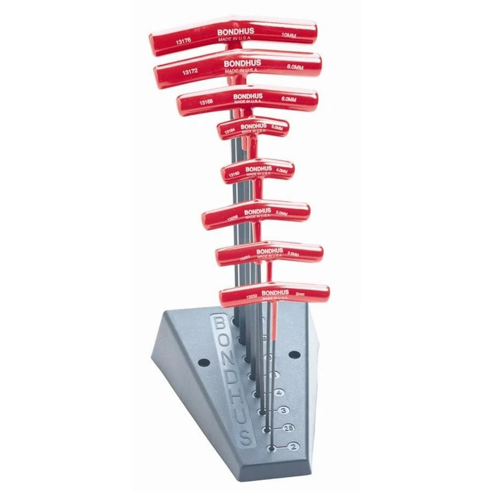 T-greep inbusset 2-10x152mm HTX80M6S Met kunststof standaard Bondhus