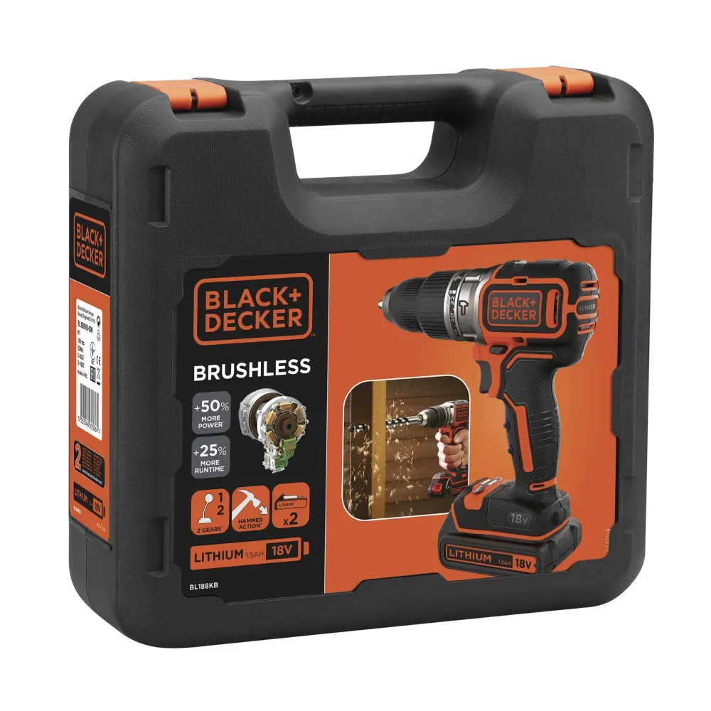 Boorhamer Black+Decker BL188KB-QW 18V 1,5Ah
