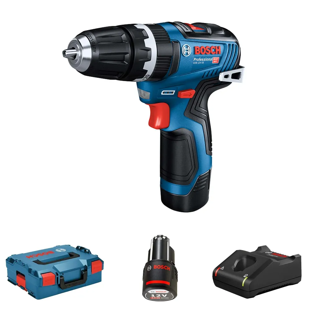 Boormachine Bosch GSB 12V-35 3Ah