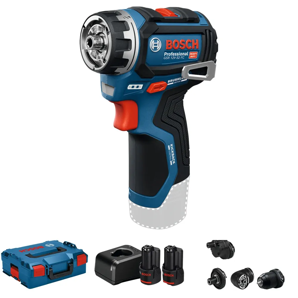 Boormachine Bosch GSR 12V-32 FC PRO 12V 2Ah