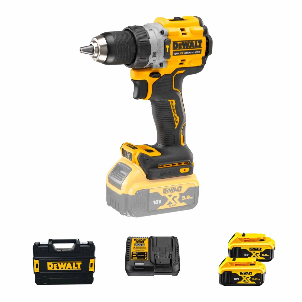 Boormachine Dewalt DCD805P2T-QW 18V 5Ah