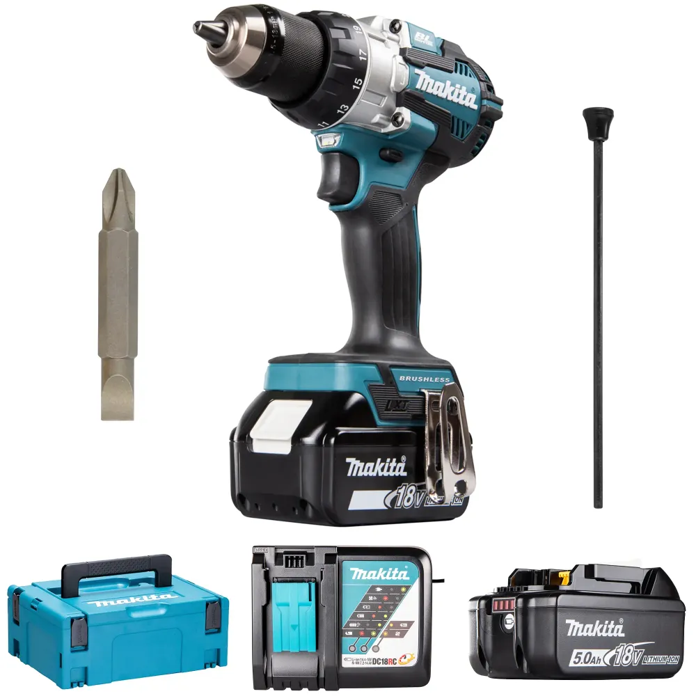 Boormachine Makita DHP489RTJ 18V 5Ah