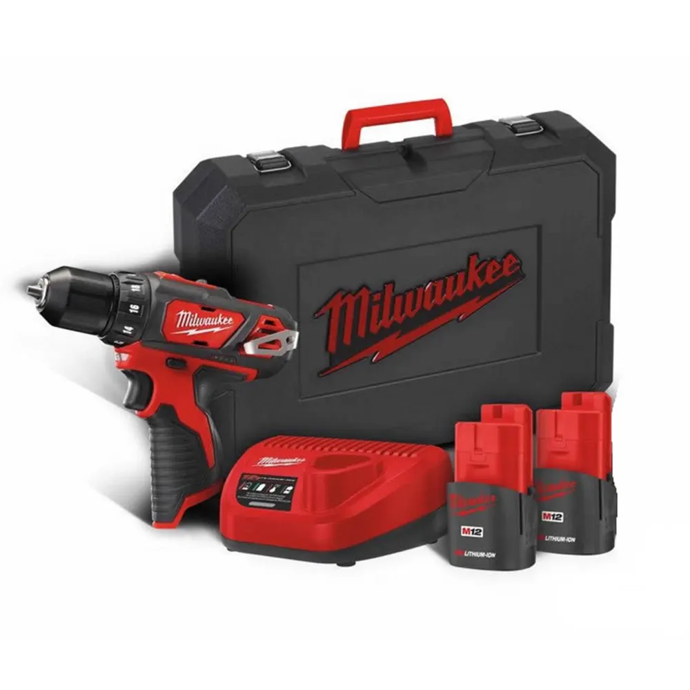 Boormachine Milwaukee M12 BPD-202C 12V 2Ah