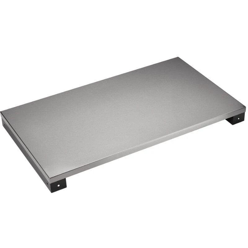 BUNKER RVS werkblad tbv werkplaatstrolley, 71cm