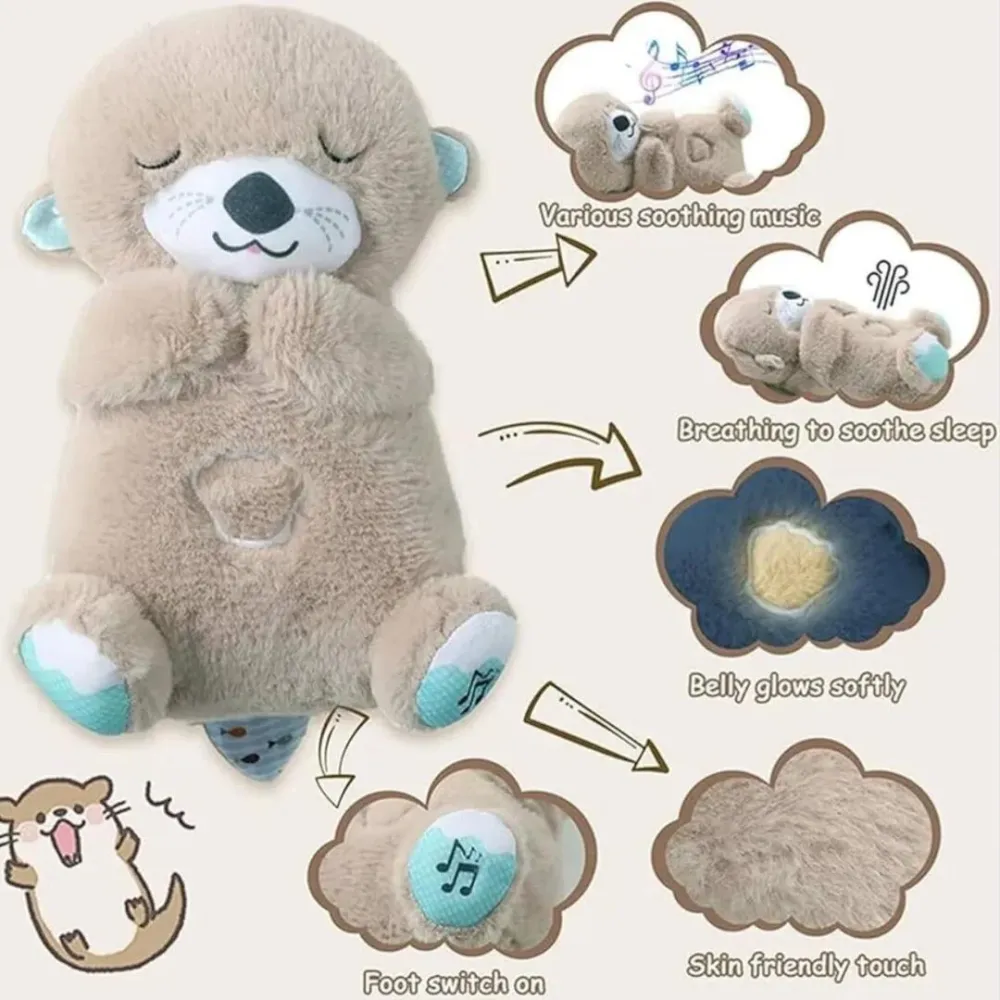 CalmHug | Interactief Knuffeldier voor Diepe Ontspanning en Slaapverbetering