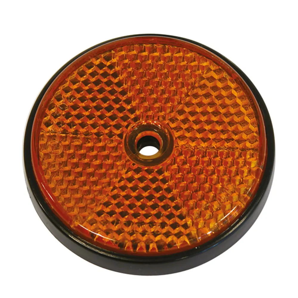 Carpoint reflectoren rond oranje Ø70mm 2 stuks